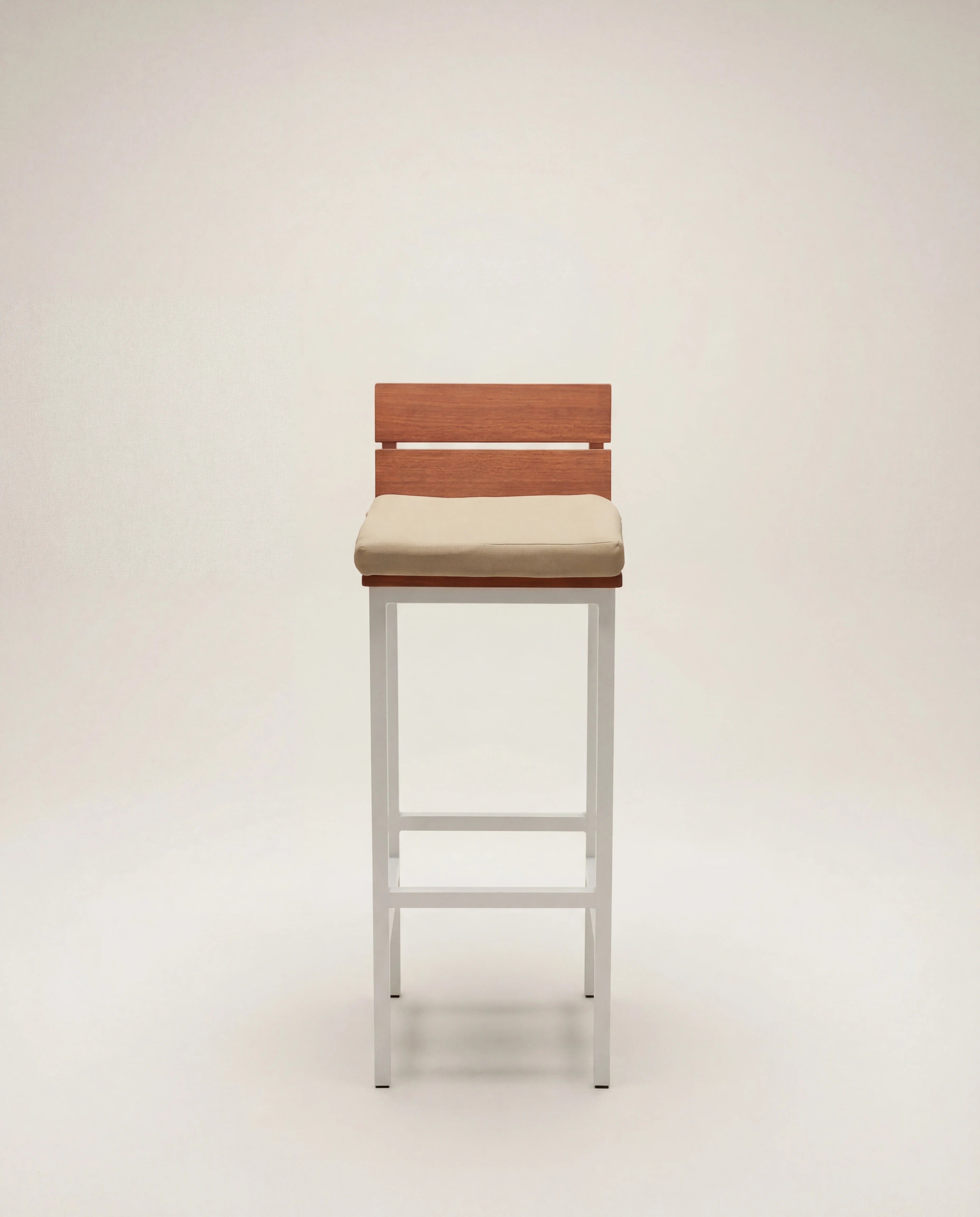 Aenos Timber Backrest Bar Stool