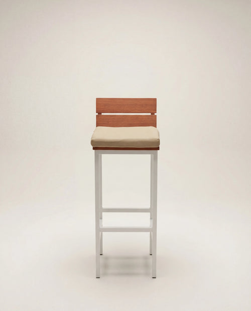 Aenos Timber Backrest Bar Stool