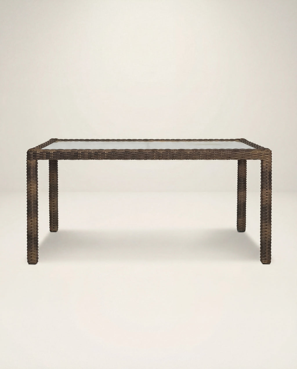 Cora Cane Rectangular Dining Table