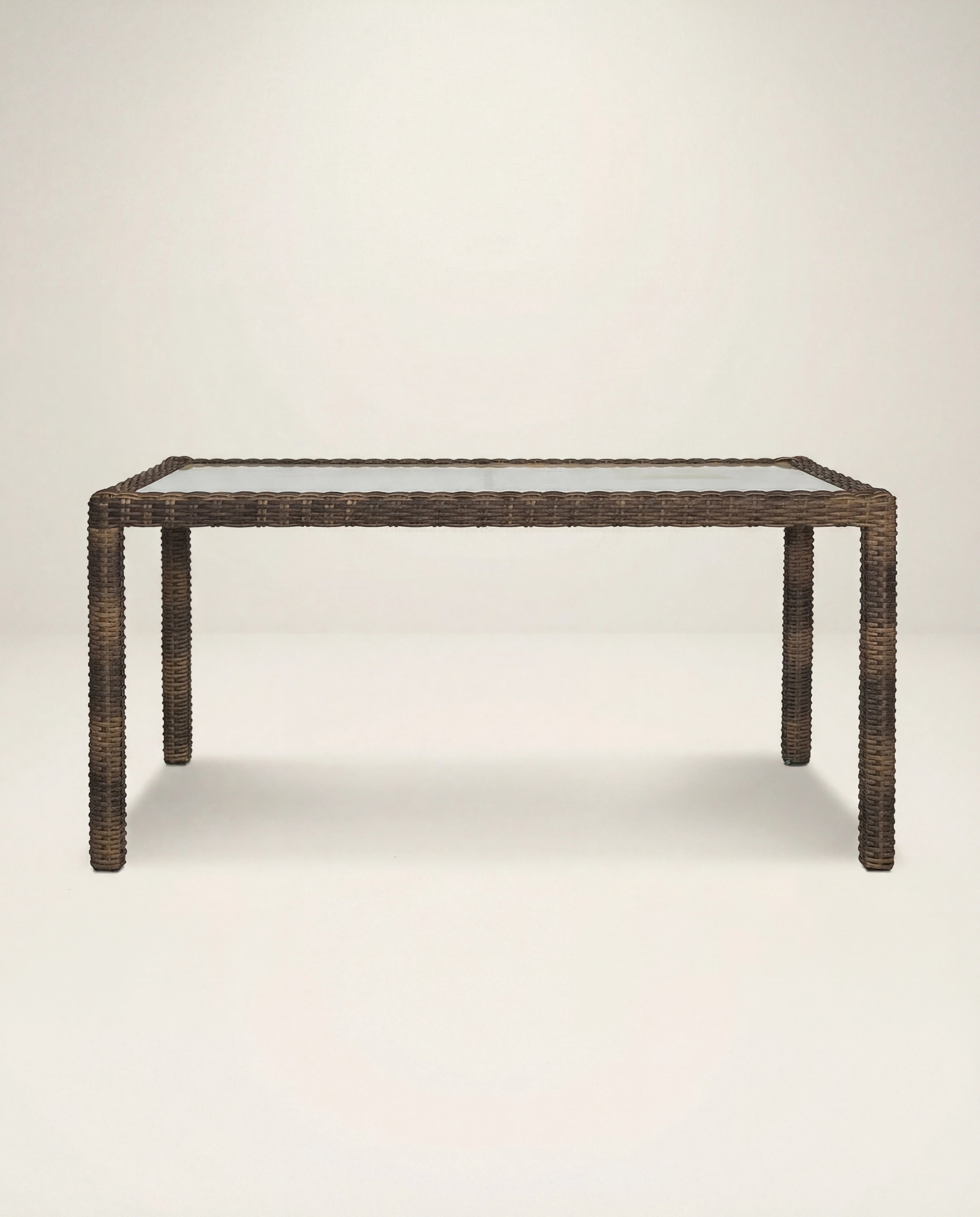 Cora Cane Rectangular Dining Table