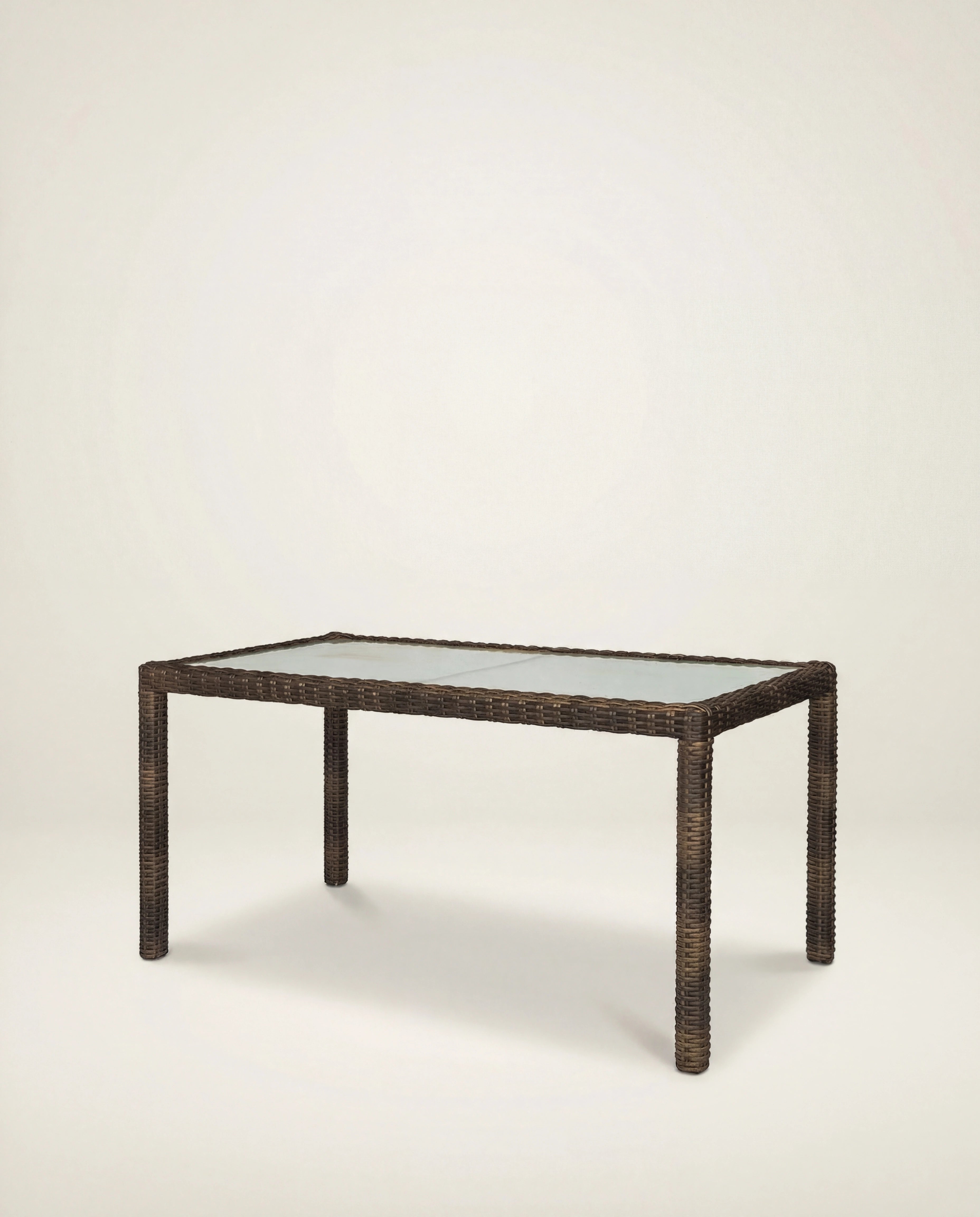 Cora Cane Rectangular Dining Table
