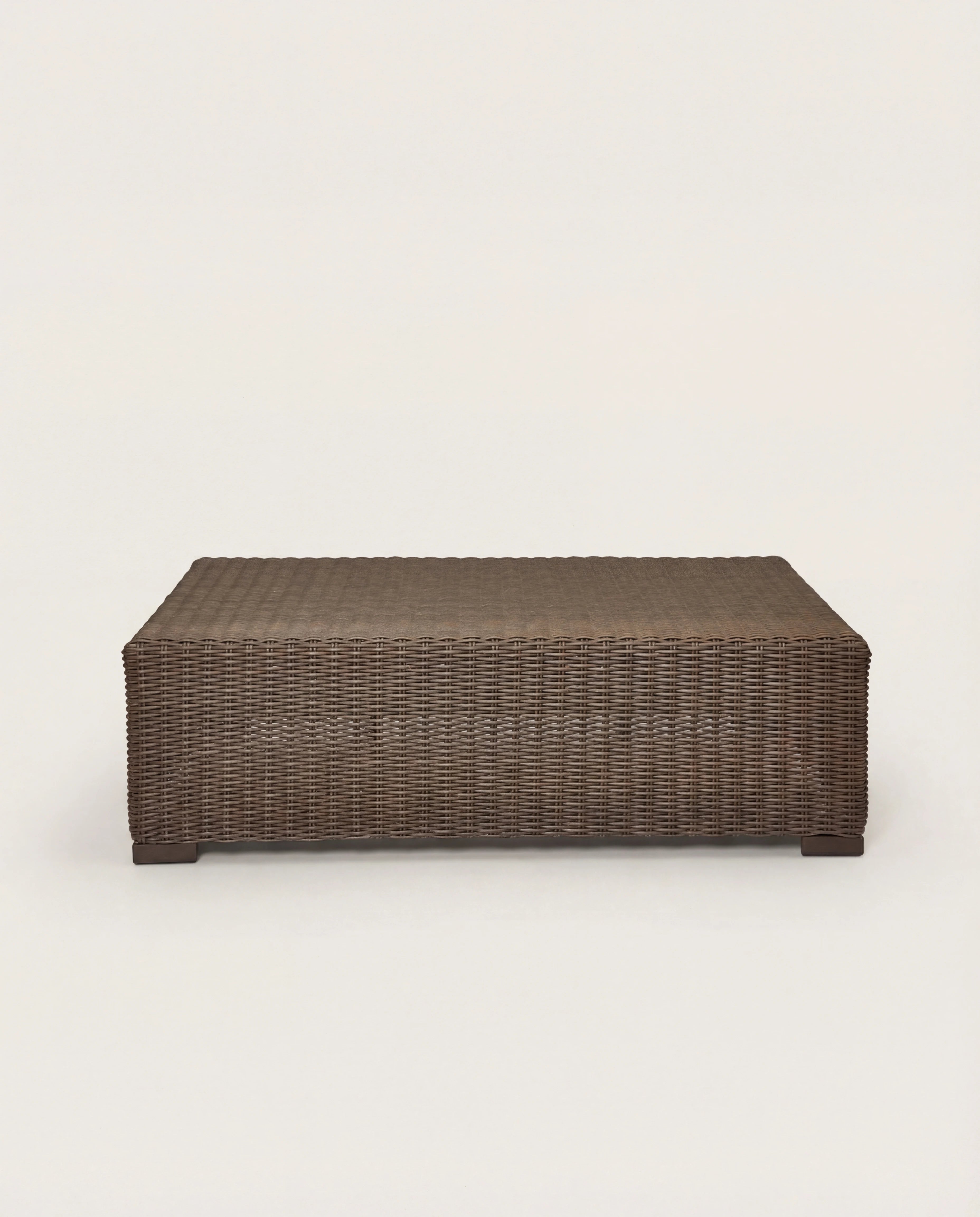 Cora Cane Rectangular Coffee Table