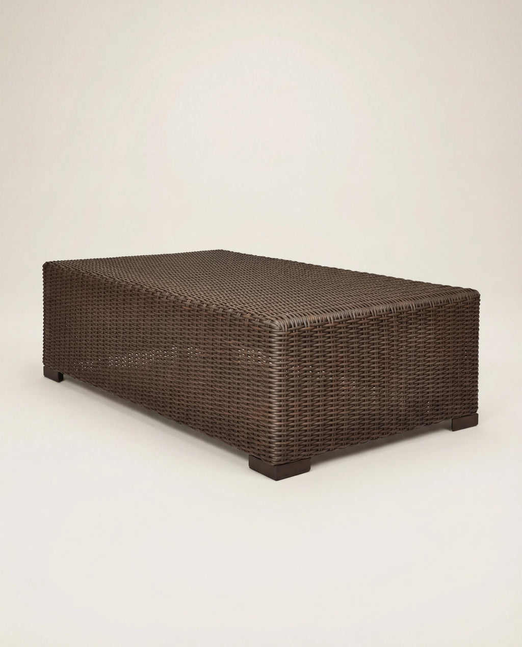 Cora Cane Rectangular Coffee Table