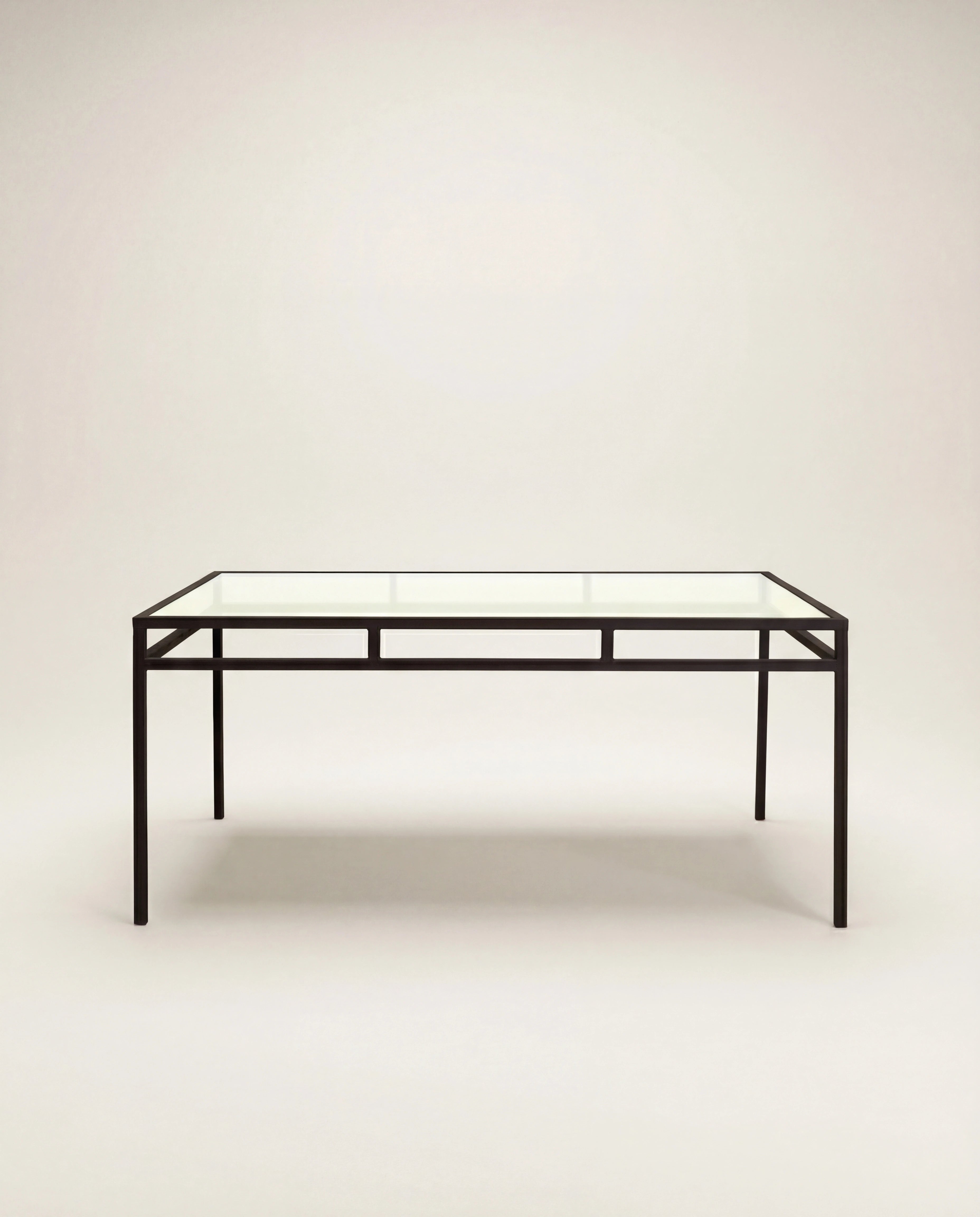 Kent Glass Rectangular Dining Table