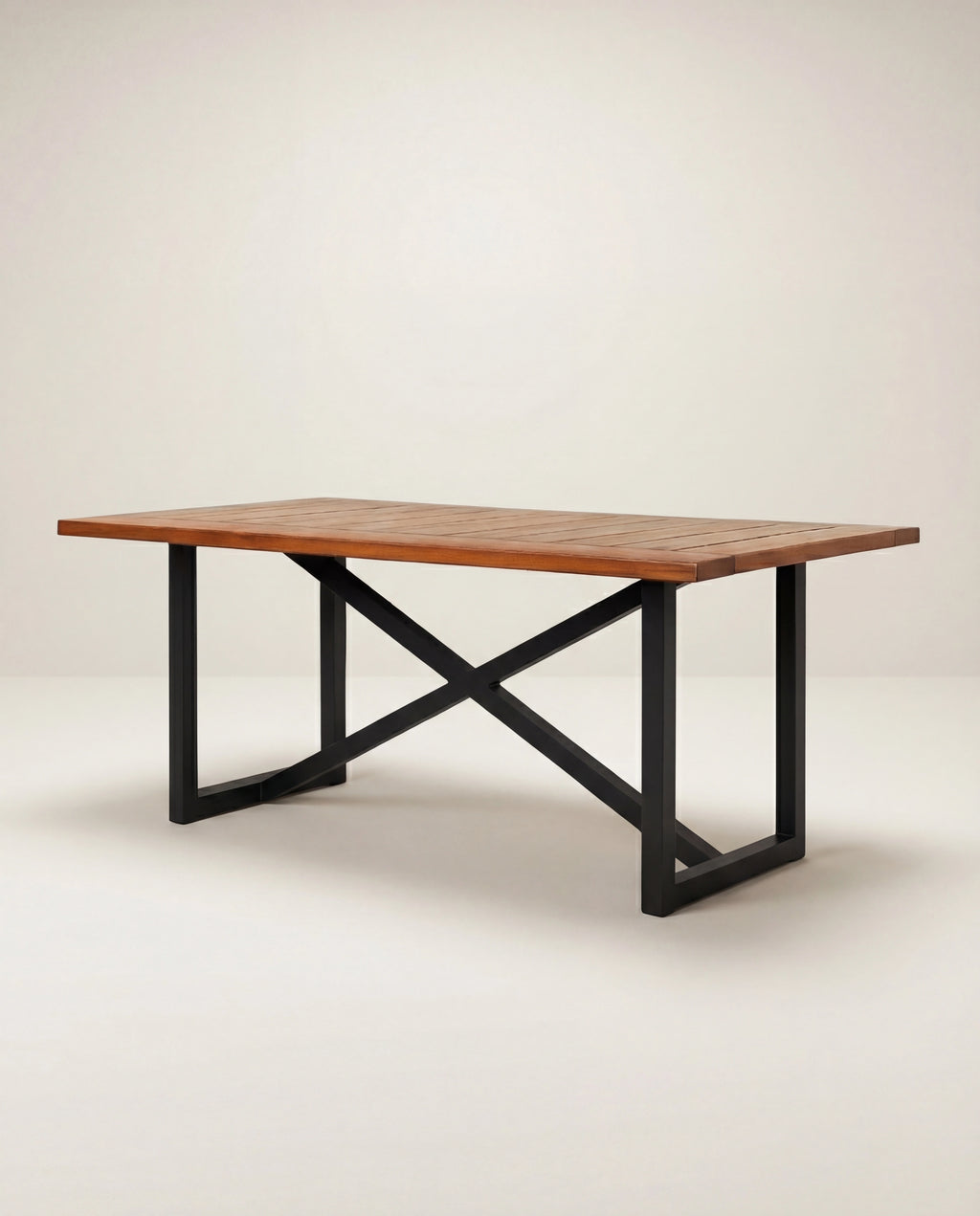 X-Table Timber Rectangular Dining Table