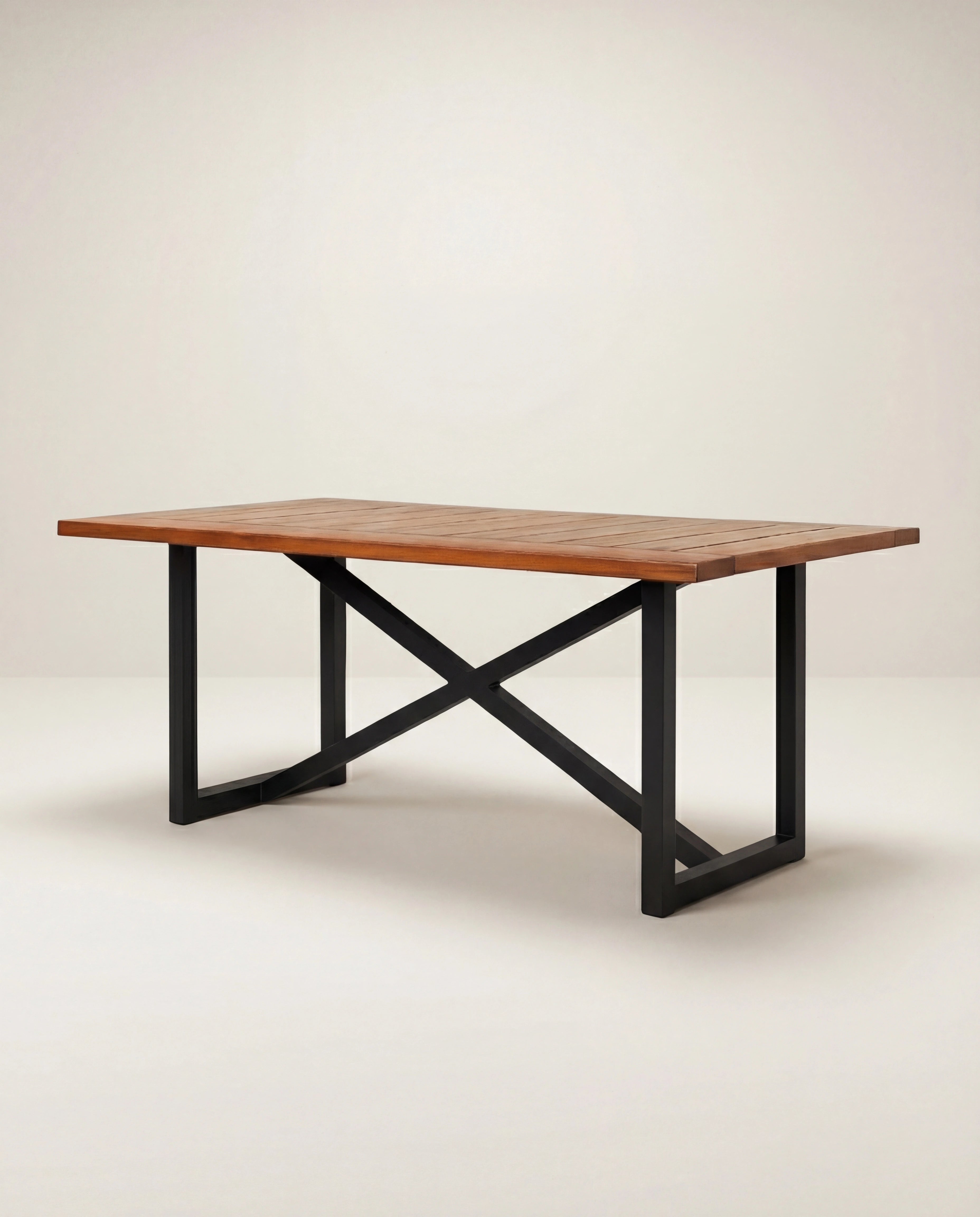 X-Table Timber Rectangular Dining Table